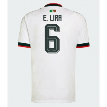 Billige Fotballdrakt Mexico Erik Lira #6 Replika Bortedrakt VM 2026 Kortermet